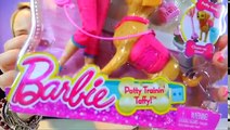Barbie and Potty Training Taffy - Pooping Toy Dog Eats and Poops