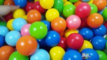 무지개색 공으로 영어 색깔놀이와 장난감 알까기 놀이 어린이 유아 동영상