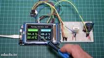 Arduino Project: Wireless Weather Station using Arduino Due, DHT22 sensor and NRF24L01  modules!