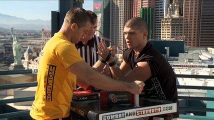 Arm Wars | Armwrestling | Josh Wood USA v Lenny Lockert USA | Left