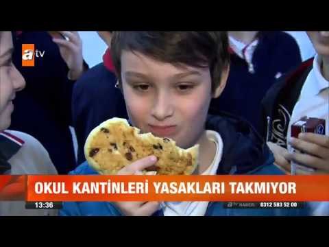 Okul kantinleri yasakları takmıyor - atv Gün Ortası Bülteni