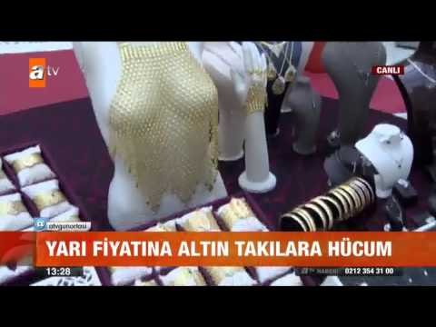 Yarı fiyatına altın takılara hücum - atv Gün Ortası Bülteni