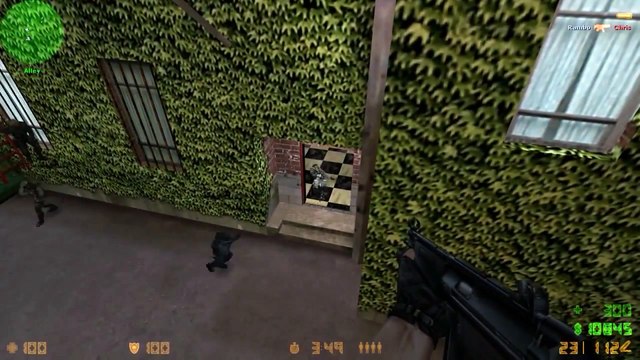 Counter-Strike: Condition Zero gameplay with Hard bots - Backalley - Counter-Terrorist (Old - 2014)