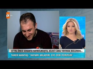 27 yıl önce sokakta kaybolmustu, ailesi canlı yayında bulundu! - atv