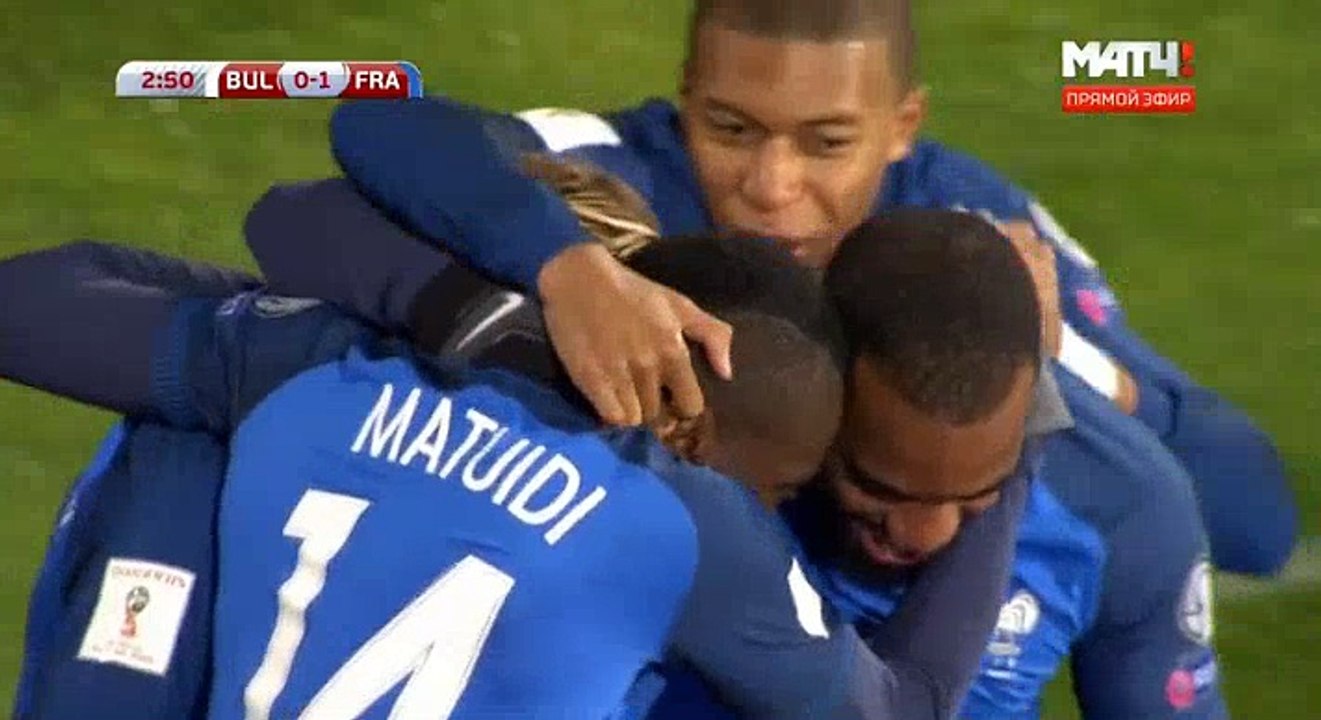 Blaise Matuidi Goal HD - Bulgaria	0-1	France 07.10.2017