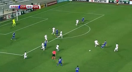 Cyprus 1 - 0 Greece  07/10/2017 Pieros Sotiriou Super Goal 18' World Cup Qualif HD Full Screen .