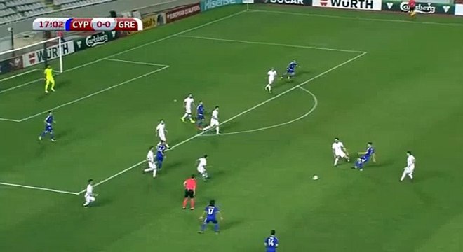 Cyprus 1 - 0 Greece 07/10/2017 Pieros Sotiriou Super Goal 18' World Cup Qualif HD Full Screen .