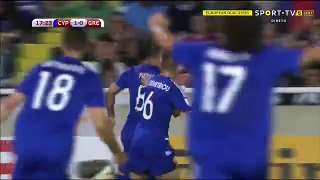 Pieros Sotiriou Goal HD - Cyprus 1-0 Greece 07.10.2017 HD