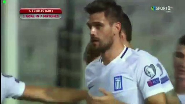 Alexandros Tziolis Goal HD - Cyprus 1-2 Greece 07.10.2017