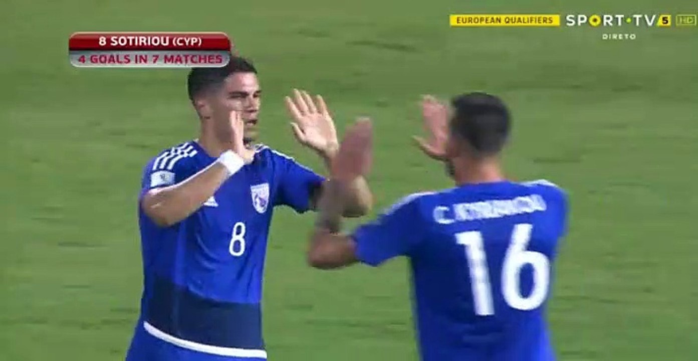 Pieros Sotiriou Goal HD - Cyprus	1-0	Greece 07.10.2017