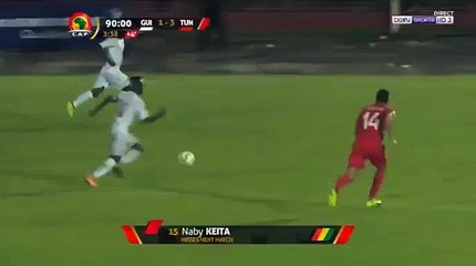 Naby Keita  Red Card HD - Guinea	1-4	Tunisia 07.10.2017