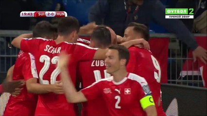 2-0 Fabian Frei Goal FIFA  WC Qualification UEFA  Group B - 07.10.2017 Switzerland 2-0 Hungary