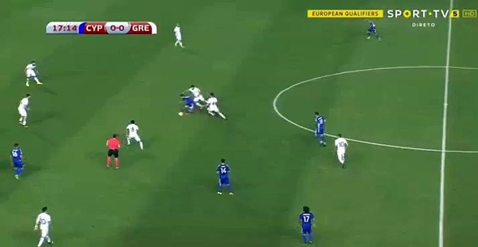 Pieros Sotiriou Goal HD - Cyprus	1-0	Greece 07.10.2017