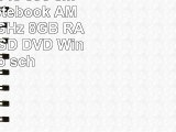 Lenovo B5045 396 cm 156 Zoll Notebook AMD A66310 2GHz 8GB RAM 128 GB SSD DVD Win 7