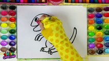 Çocuklar İçin Çizim Renkli Boya Karpuz Boyama Sayfası Öğrenin Boyama