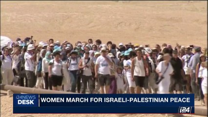 i24NEWS DESK | Women march for Israeli-Palestinian peace | Sunday, October 8th 2017