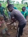 Young children fighting Zambia