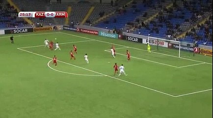 Kazakhstan 0 - 1 Armenia 08/10/2017 Henrikh Mkhitaryan Super Goal 25' World Cup Qualif HD Full Screen .