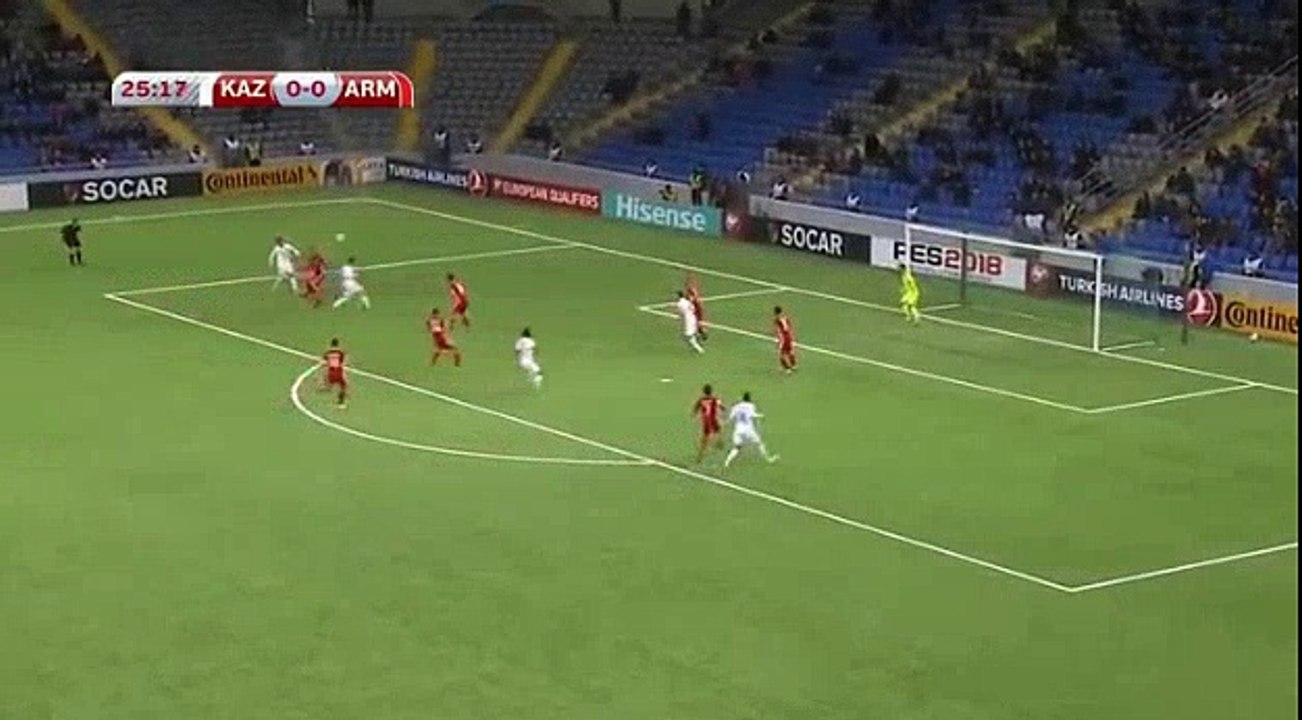 Kazakhstan 0 - 1 Armenia 08/10/2017 Henrikh Mkh...