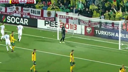 Harry Kane penalty Goal HD - Lithuania 0 - 1 England - 08.10.2017 (Full Replay)