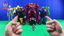Superman Iron Man Hulk Bumblebee General Zod Ultron in Imaginext Playskool Heroes Robot Battle Slam
