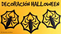 Cómo Hacer Arañas de Papel, Decoración para Halloween / Día de los Muertos, Arañas