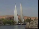 regate en felouque dans la première cataracte- Nil - Egypte