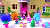 Trolls Movie Poppy Branch & Disney Princesses Have WRONG HEADS! Elsa Tiana Rapunzel
