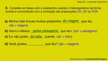Clases de Portugués - Clase 22.2 Ejercicios: Heterogenéricos - NIVEL INTERMEDIO B1