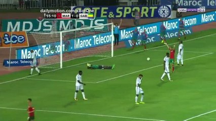 Khalid Boutaib second Goal HD - Morocco 2 - 0 Gabon - 07.10.2017 (Full Replay)