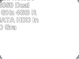 ASUS 156 Zoll Notebook Intel N3050 Dual Core 2x216 GHz 4GB RAM 750GB SATA HDD Intel