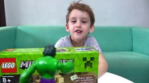 Minecraft A Masmorra de Lego Brinquedos Hulk George Peppa Pig Dungeon Minecraft Toys