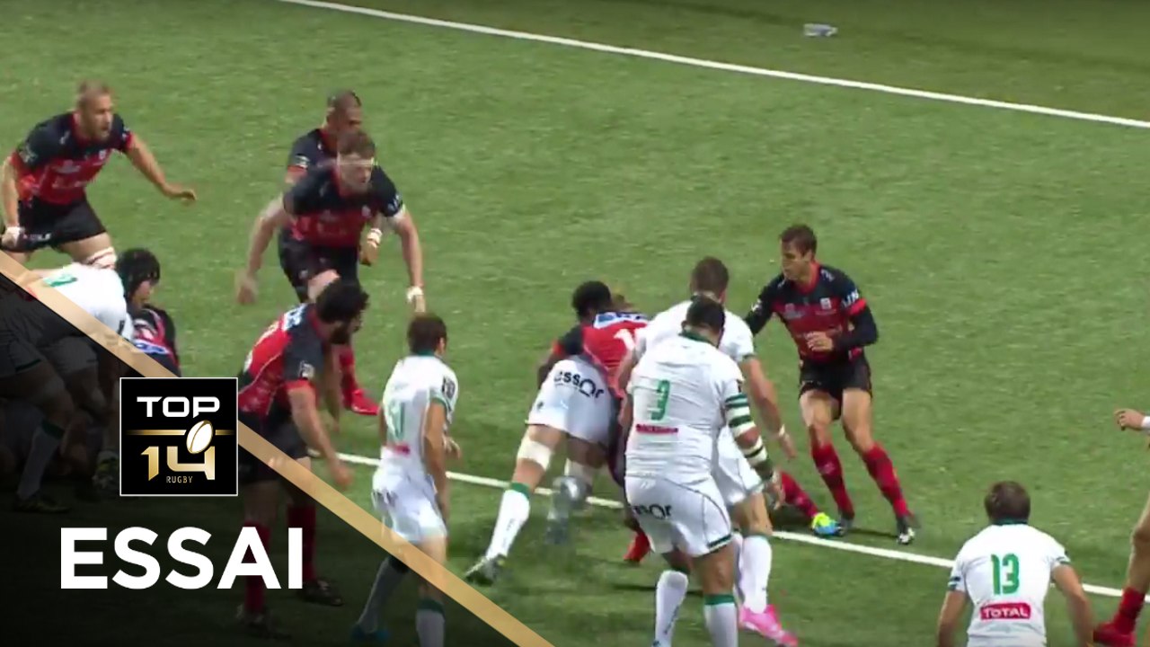 TOP 14 - Essai Dave FOLEY (SP) - Oyonnax - Pau -J7 - Saison 2017/2018