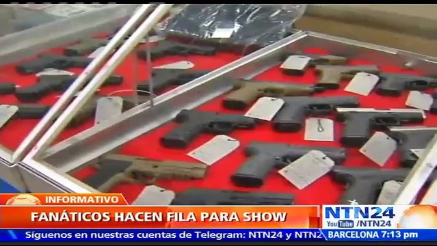 Críticas contra show anual de armas 'Guntoberfest' en Pennsylvania tras seis días de tiroteo en Las Vegas, EE. UU.