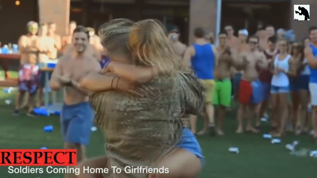 SOLDIERS COMING HOME TO GIRLFRIENDS | Try Not To Cry Happy Tears