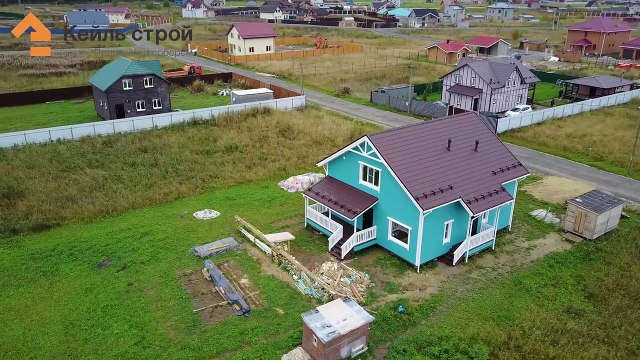 Обзор. Каркасный дом готов! Заказать каркасный дом.