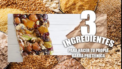 Maria Eugenia Baptista Zacarias Ingredientes para hacer tu barra de proteína