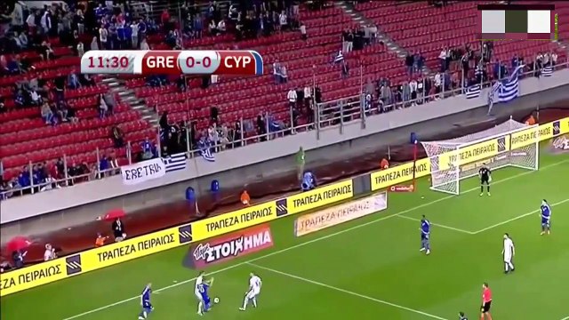 Cyprus vs Greece 1-2 All Goals & Full Highlights 1st Half World Cup Qualification 08-10-2017