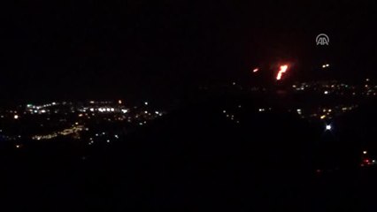 Bodrum'da Makilik Alanda Yangın