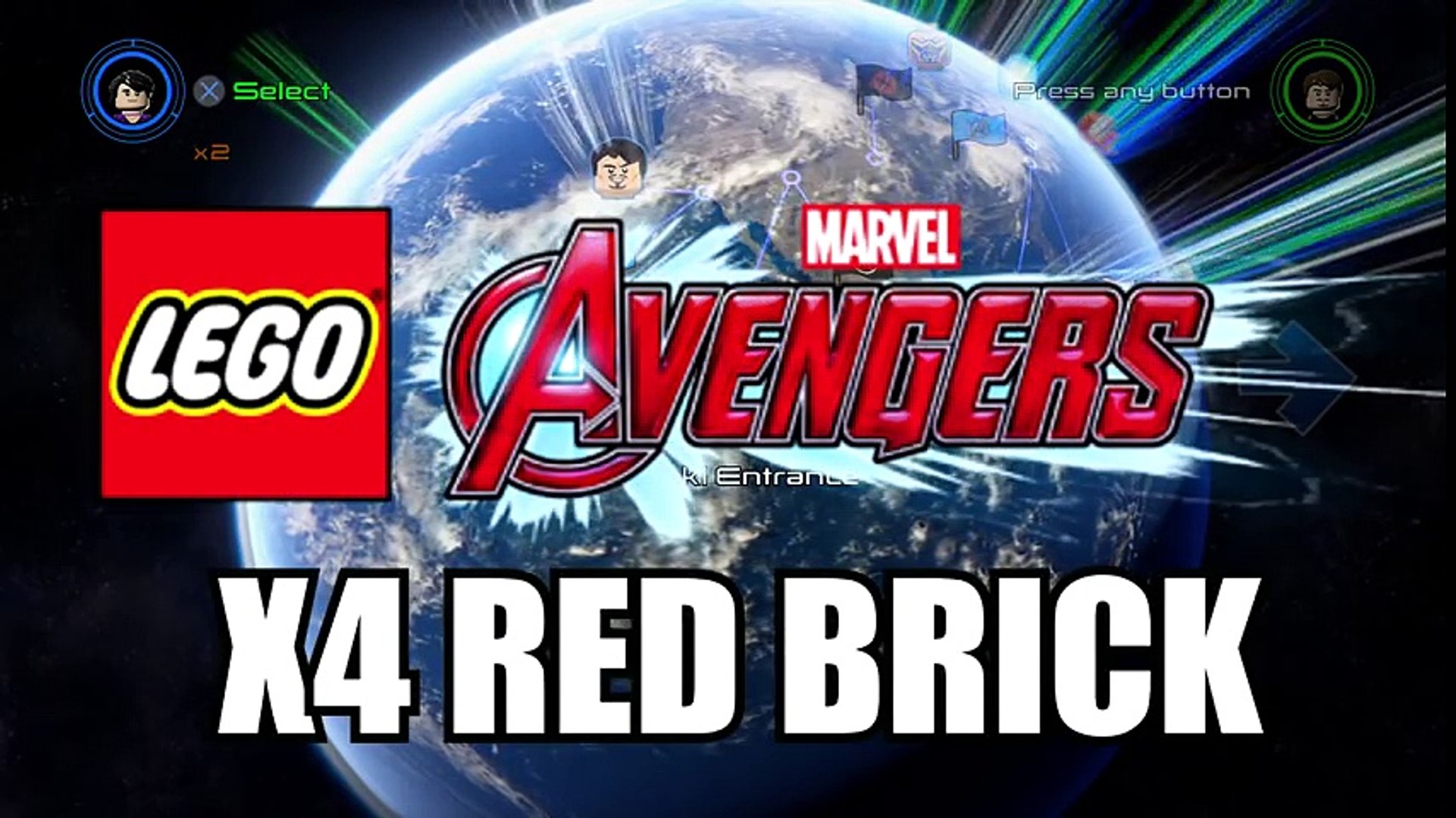 How to Unlock x4 Studs Red Brick - LEGO Marvel's Avengers - video  Dailymotion
