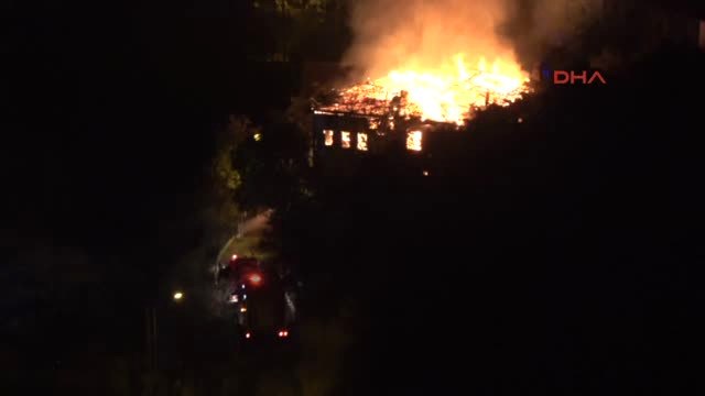 Karabük Safranbolu'da 150 Yıllık Tarihi Konak Kül Oldu