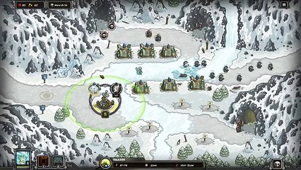 Kingdom Rush Walkthrough - Glacial Heights - Campaign 3 Stars [Steam version][HD]