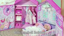 Baby Dolls Nursery Toys Baby Annabell Bedroom Wardrobe Change table and Rocking Cradle