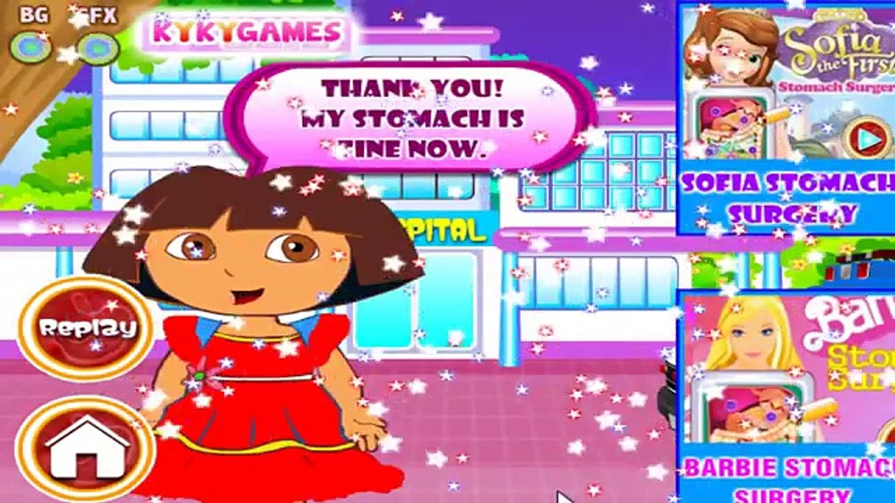 دورا كرتون ( دورا في غرفة العمليات ) العاب كرتون للاطفال new