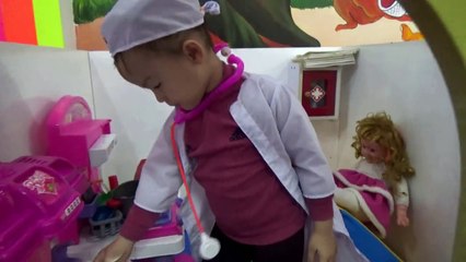 Bad Baby Doctor Girl Check up Ryder Paw Patrol cute in real life - Toys kids | Superhero Fun family