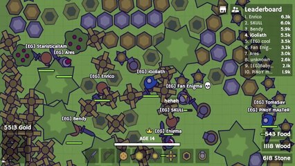 BEST CLAN WAR EVER IN MOOMOO.IO! BEST STRATEGY TO DESTROY A CLAN IN MooMoo.io! (Moomoo.io)