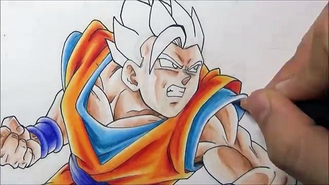Dibujando a GOKU Super saiyan 2 VS GOHAN Místico/Definitivo. Speed Drawing GOKU Ss2 VS Mistic GOHAN