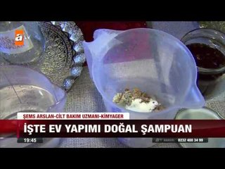 Doğal şampuan nasıl yapılır? - atv Ana Haber