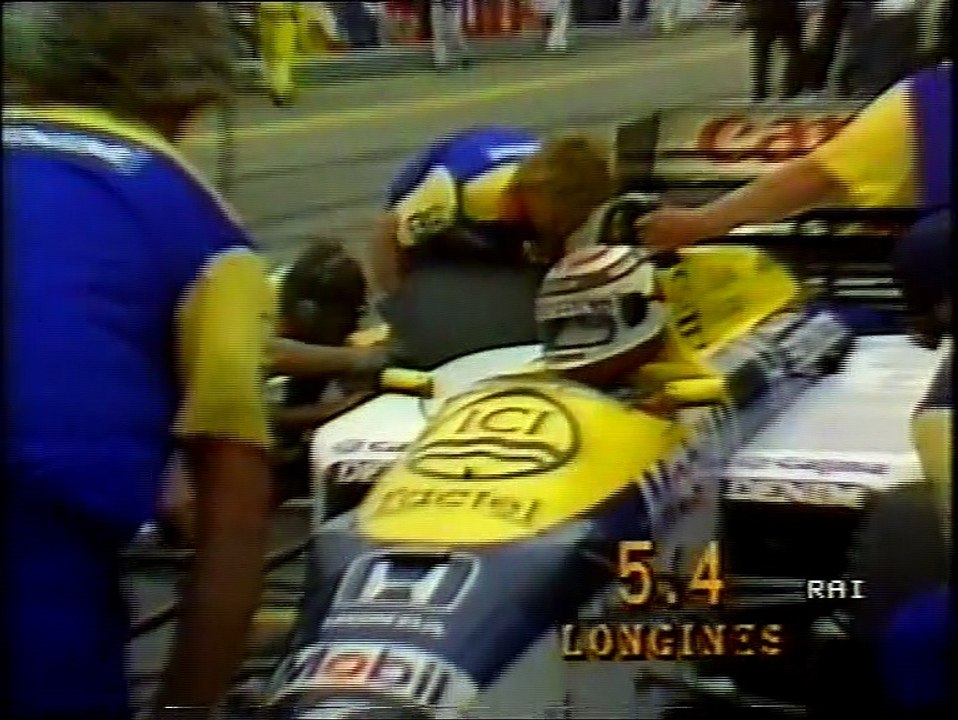 Gran Premio degli Stati Uniti 1986: Pit stop di N. Piquet ed A. Senna