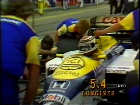 Gran Premio degli Stati Uniti 1986: Pit stop di N. Piquet ed A. Senna